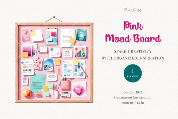 Download Pink Mood Board Clipart, Girl Boss - Clipart Collection