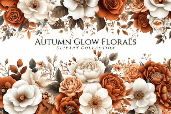 Download Autumn Glow Florals Clipart Collection - Clipart Collection