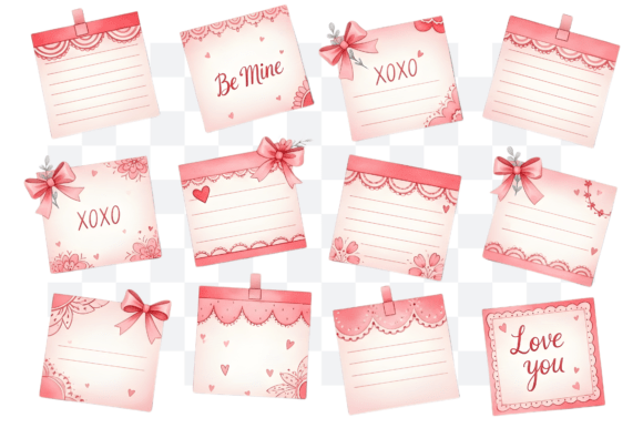 Download Sticky Notes Valentine's Day PNG Clipart - Clipart Collection