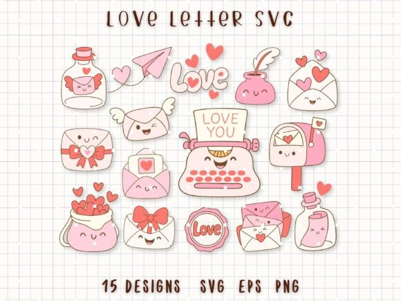 Download Love Letter SVG Valentine Mail Clipart - Clipart Collection