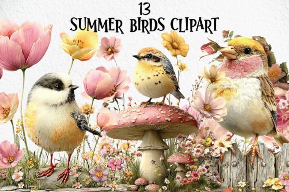Download Summer Birds Clipart - Clipart Collection