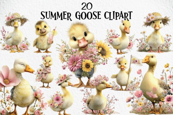 Download Summer Goose Clipart - Clipart Collection