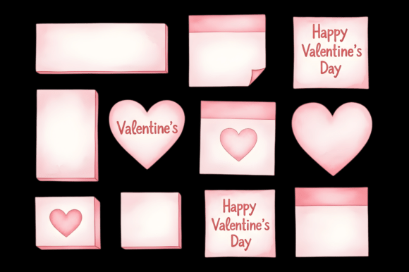 Download Sticky Notes Valentine's Day PNG Clipart - Clipart Collection