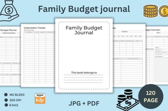 Download Family Budget Planner or Journal - Premium Resources