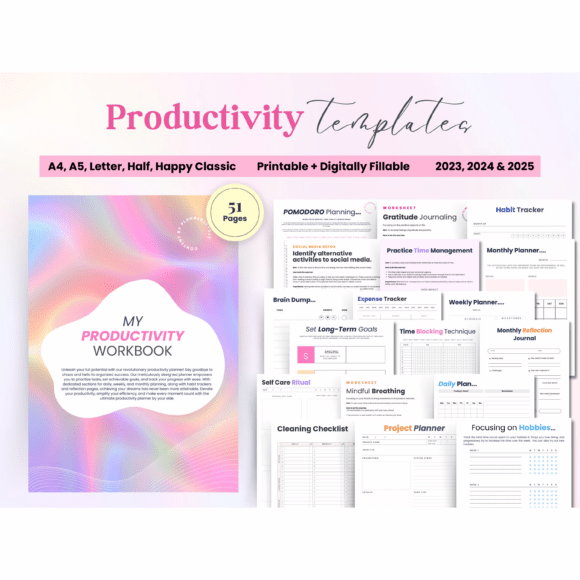 Download Productivity Planner: 2025 Goals Tracker - Productivity planner Collection