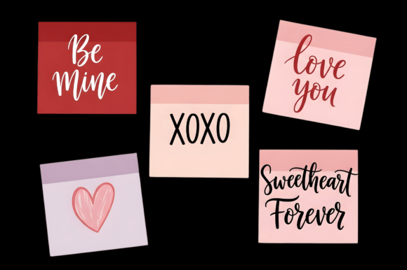Download Sticky Notes Valentine's Day PNG Clipart - Clipart Collection