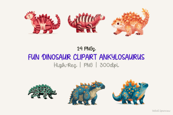 Download Fun Dinosaur Clipart Ankylosaurus - Clipart Collection
