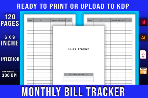 Download Monthly Bill Tracker and Organizer - Premium Resources